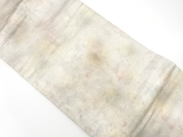 JAPANESE NAGOYA OBI / WOVEN FLORAL SARASA